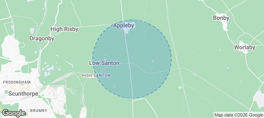 North Lincolnshire Airbnb map